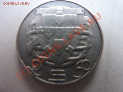 Португалия 2,5 эскудо 1951 г. серебро до 15.08.10 в 22-00 - P1020805у