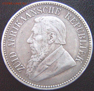 Бурская Республика_2,5 шиллинга 1896. Серебро; 03.09_22.54мс - 10064