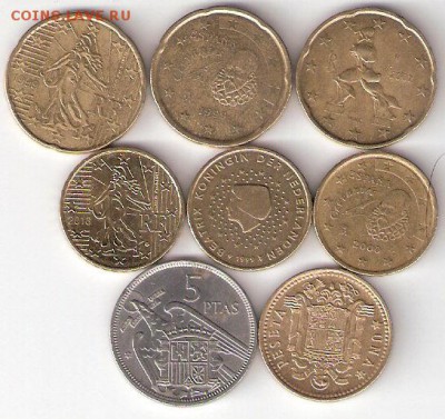 8 ИНОСТРАННЫХ монет - все разные - ScannedImage-46