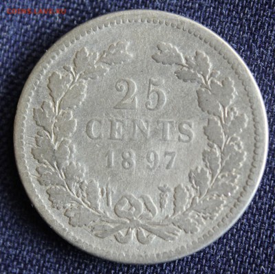 С 1руб. НИДЕРЛАНДЫ 25с 1897г. ВИЛЬГЕЛЬМИНА 1-й тип  до 9.09. - IMG_7254.JPG