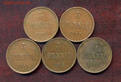 5 пенни 1908, 11, 15. 16, 17 гг до 13.09.15. 22-00 мск - img817