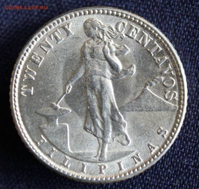 С 1 руб. ФИЛИППИНЫ под США 20с 1945г. В БЛЕСКЕ  до 9.09.15г - IMG_7245.JPG