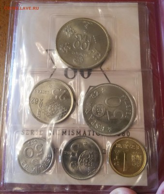 Испания набор монет 1980 Футбол ЧМ 1982 до 09.09.2015 - 20150903_121601