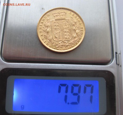 1 соверен 1873  Австралия золото - vvv