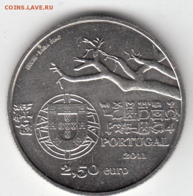 Португалия 2,5 евро 2011 Исследователи до 06.09.15 - 69 (2)