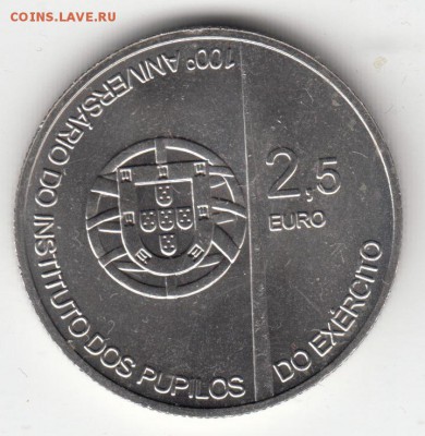 Португалия 2,5 евро 2011 Военная Академия до 06.09.2015 - 70 (1)