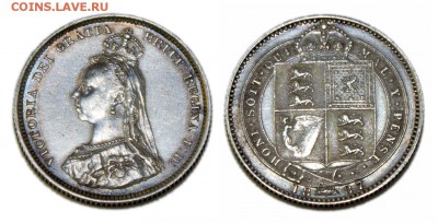 Шиллинги Великобритании: 1787, 1887, 1897 - Шиллинг_1887