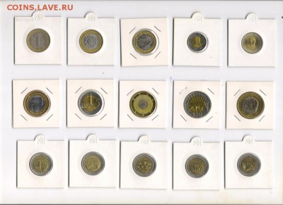 №1 Иностр. БИМЕТАЛЛ 15 шт БЕЗ ПОВТОРА до 09.09 23:55 - бм лот 1 1