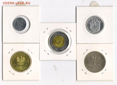 Монеты с КОРАБЛИКАМИ 5 шт до 09.09 23:55 - лот5 001