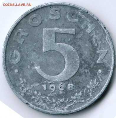5 грошей 1968 г. Австрия (Zn) до 10.09.15 г. в 24.00 - Scan-150830-0078