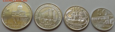 Парагвай 2007 - 2011 год Набор 4 монеты UNC 08.09 22:00 - DSC06900.JPG