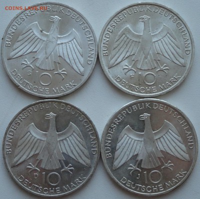 ФРГ 10 марок 1972 г Узел 4 шт. все дворы (D,F,G,J) до 11.09. - DSC02680.JPG