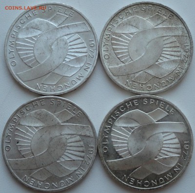ФРГ 10 марок 1972 г Узел 4 шт. все дворы (D,F,G,J) до 11.09. - DSC02678.JPG