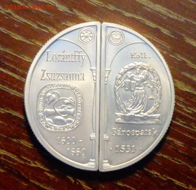 ВЕНГРИЯ - РАЗЪЕМНАЯ, посмотрите! до 11.09, 22.00 - Венгрия 2000ф из двух полукругов-2