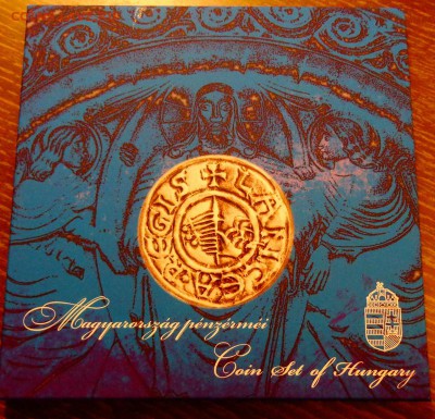 ВЕНГРИЯ - Редкий годовой набор 2014 в буклете 11.09, 22.00 - Венгрия буклет 2014 первая монета Венгрии