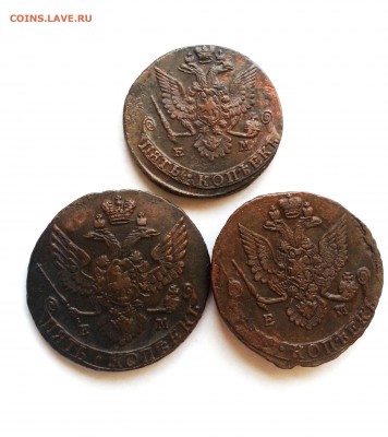 Определение монет 5к1779, 1787,1788г. - 1 (2)