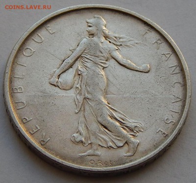 Франция 5 франков 1961 Сеятельница, до 13.09.15 в 22:00 МСК - 4834