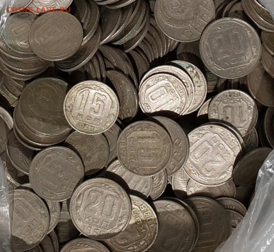 10 , 15 , 20 копеек  РАНИИЕ  СОВЕТЫ  330 ШТУК . КОРОТКИЙ . - 20150907_094347-1