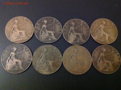 Британия, 1 пенни, погодовка Эдварда VII - IMG_1726
