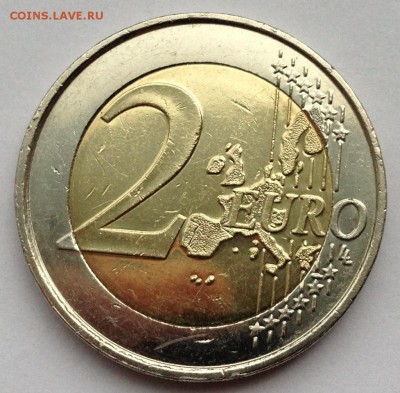 2 евро Бельгия 2005 "Союз Бельгии и Люксембурга" с номинала - 4_2.JPG