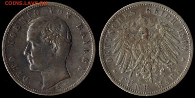 5 марок 1899 Бавария до 12.09.15г 22.00 МСК - 1899