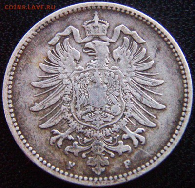 Германия_серебряная марка 1875(F); до 07.09_22.24мск - 10269