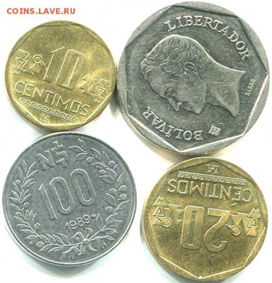 4 отличные южноамериканские монеты 1989-2008; до 07.09_22.40 - 9260