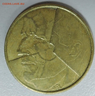БЕЛЬГИЯ - 5 франков 1986 г.  до  14.09 - DSCN0583.JPG