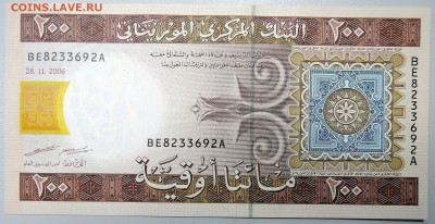 МАВРИТАНИЯ  200 угий 2006 г.  UNC до  14.09 - DSCN0578.JPG