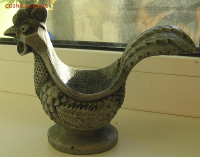 Пепельница "Курица" силумин. советский винтаж :) - курица2.JPG