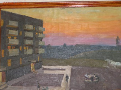 картина "новостройка" Холст, масло - P1010205.JPG