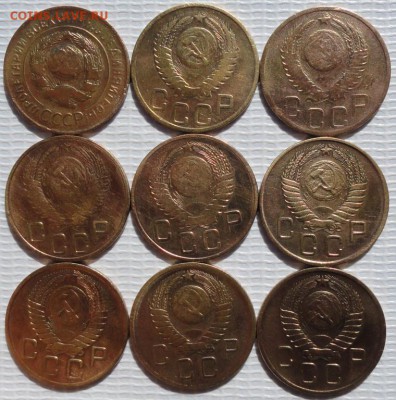 3 Копейки 1931,49,52,53,54,55,56,57 г. окон. 13.09.2015 г. - 444