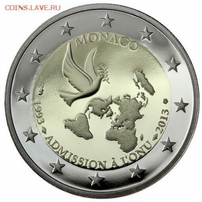 Монеты с картами государств - MO2E2013