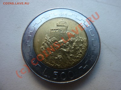 500 лир САН МАРИНО 1988 г. до 17.08.10 в 22-00 - P1020866.JPG