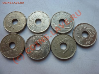 Испания подборка 25-песет 7 монет до 18.08. в 22-00 - P1020872.JPG