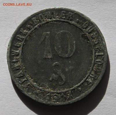 Нотгельд Дюссельдорф, 10 Пф. 1917 (12.09) - P1013986.JPG