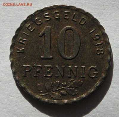 Нотгельд Бохум, 10 Пф. 1918 (12.09) - P1014003.JPG