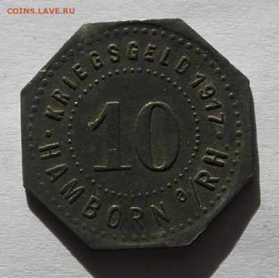 Нотгельд Хамборн, 10 Пф. 1917 (12.09) - P1014006.JPG