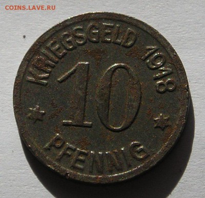 Нотгельд Эммерих, 10 Пф. 1918  (12.09) - P1014015.JPG
