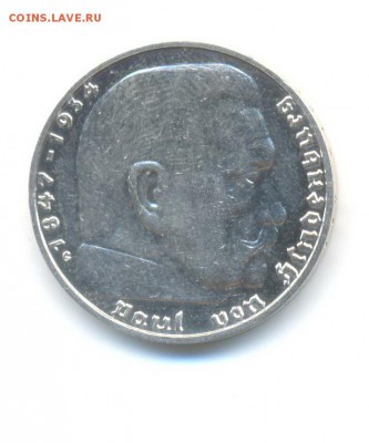 Ag. 3-й рейх 2 марки 1938 G. до 14.09 22:00 - 12