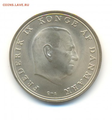 Ag. Дания 10 крон 1968. свадьба Бенедикты. UNC. до 14.09 22: - 9