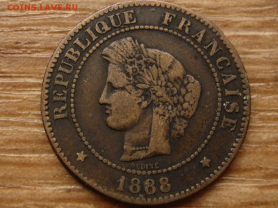 Франция 5 сантимов 1888 до 14.09.15 в 21.00М - IMG_9406