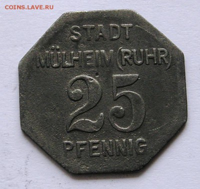 Нотгельд Мюльгейм, 25 Пф. 1917  (13.09) - P1014082.JPG