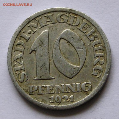 Нотгельд Магдебург, 10 Пф. 1921 (13.09) - P1014112.JPG