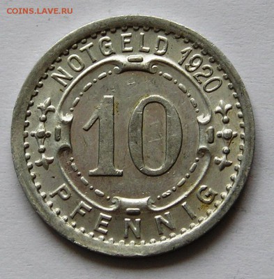 Нотгельд Виттен, 10 Пф. 1920 (13.09) - P1014114.JPG