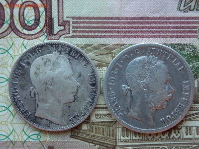 1 Флорин1858г. и 1Флорин1878г.Австрия до15.09.15 в 22.00.мск - 1 флорин1