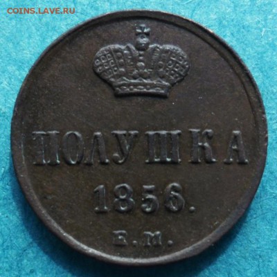 полушка 1856г. ем - 7296657