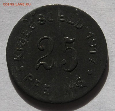 Нотгельд Мюнстер, 25 Пф. 1917(14.09) - P1014123.JPG