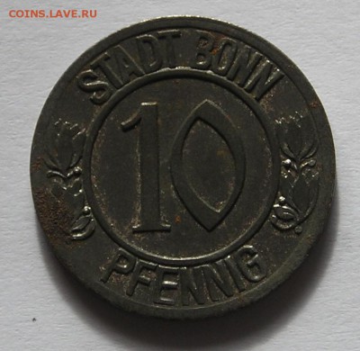 Нотгельд Бонн, 10 Пф. 1920 "Бетховен"(14.09) - P1014131.JPG