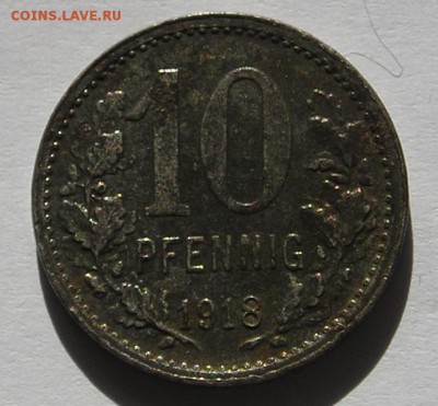 Нотгельд  Изерлон, 10 Пф. 1918 (14.09) - P1014155.JPG